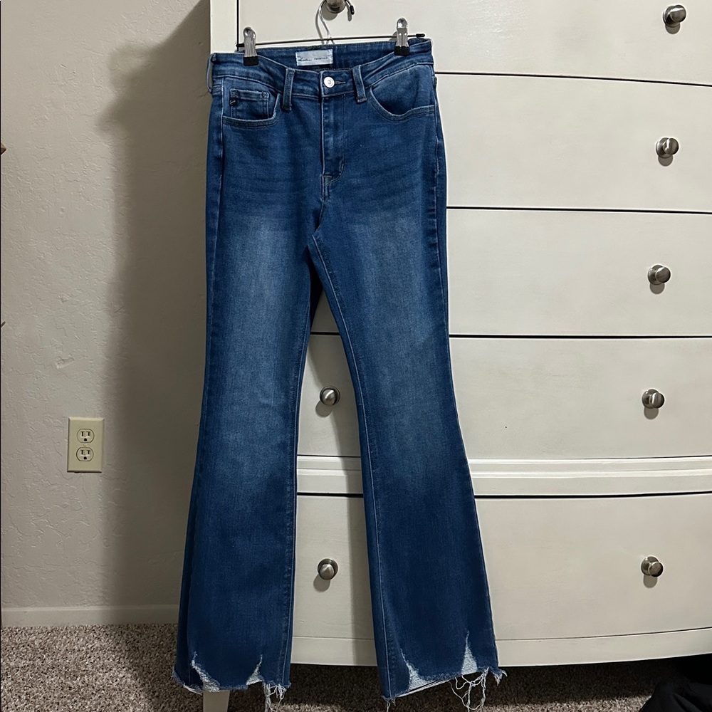 KanCan Dark Blue Straight Leg Jeans